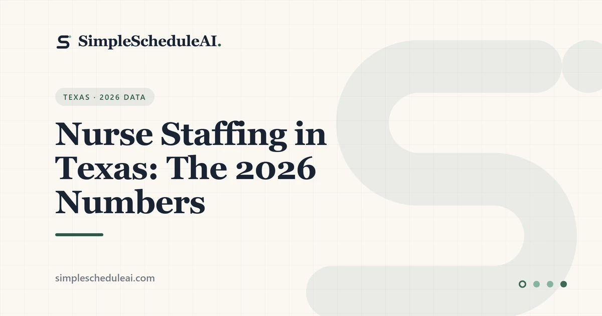 Nurse Staffing in Texas: The 2026 Numbers Every Critical Access Hospital Should Know